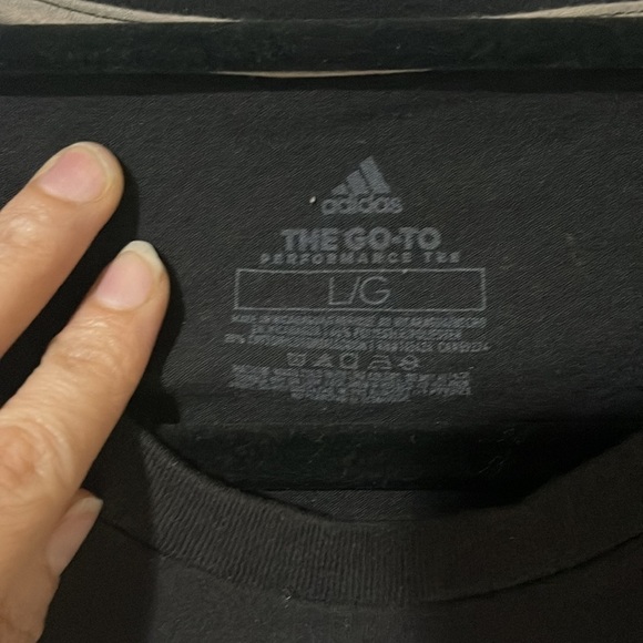 Adidas Men's Short Sleeve Crew Neck Shirt Size Large - Picture 4 of 5